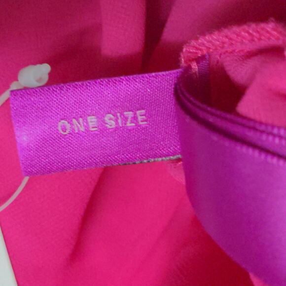 L'Agent by Agent Provocateur Rosana Cover Up Sheer Swim Ties One Size Pink New - Picture 6 of 12